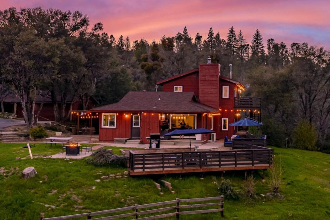 Sierra Vista Lookout Lodge: Creekside Retreat Near Bass Lake & Yosemite North Fork Exterior photo
